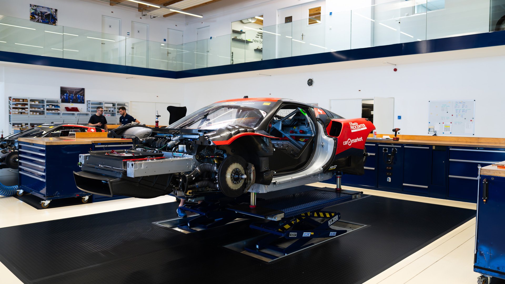 Emil Frey Racing Workshop in Safenwil