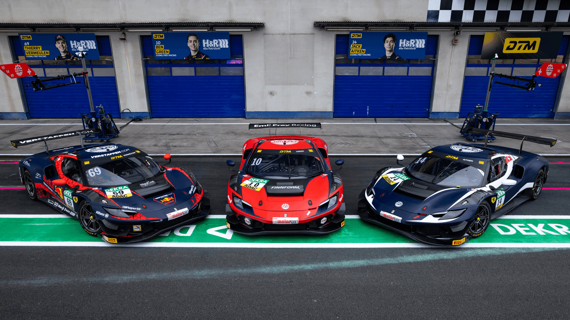 Emil Frey Racing Fahrzeuge